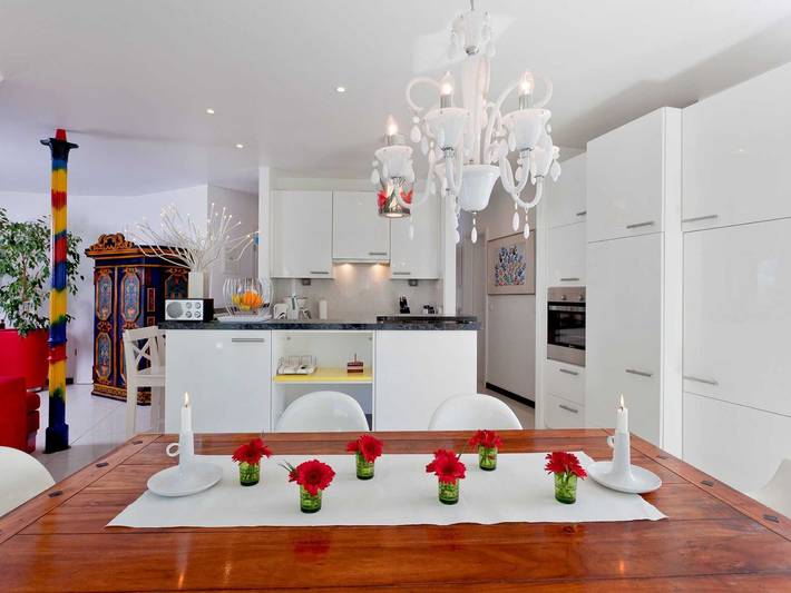 Ferienwohnung für 6 Personen, mit Balkon und Terrasse sowie Seeblick in Zinnowitz