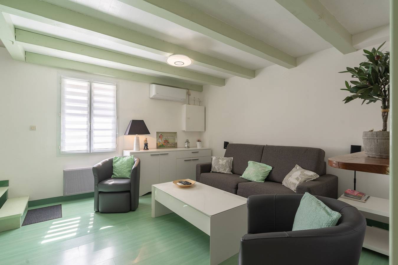 Maison de vacances 'L'Olivier' avec terrasse privée, Wi-Fi et climatisation in Saint-Just-Luzac, Côte de Beauté