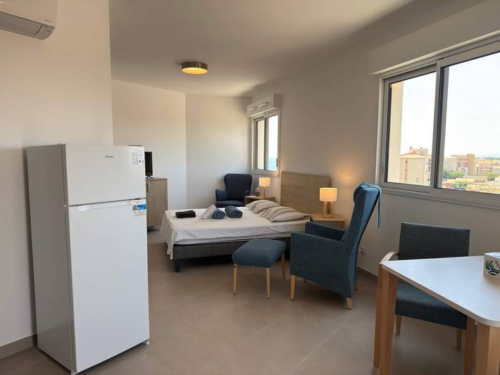 Studio pour 2 personnes, avec balcon/terrasse