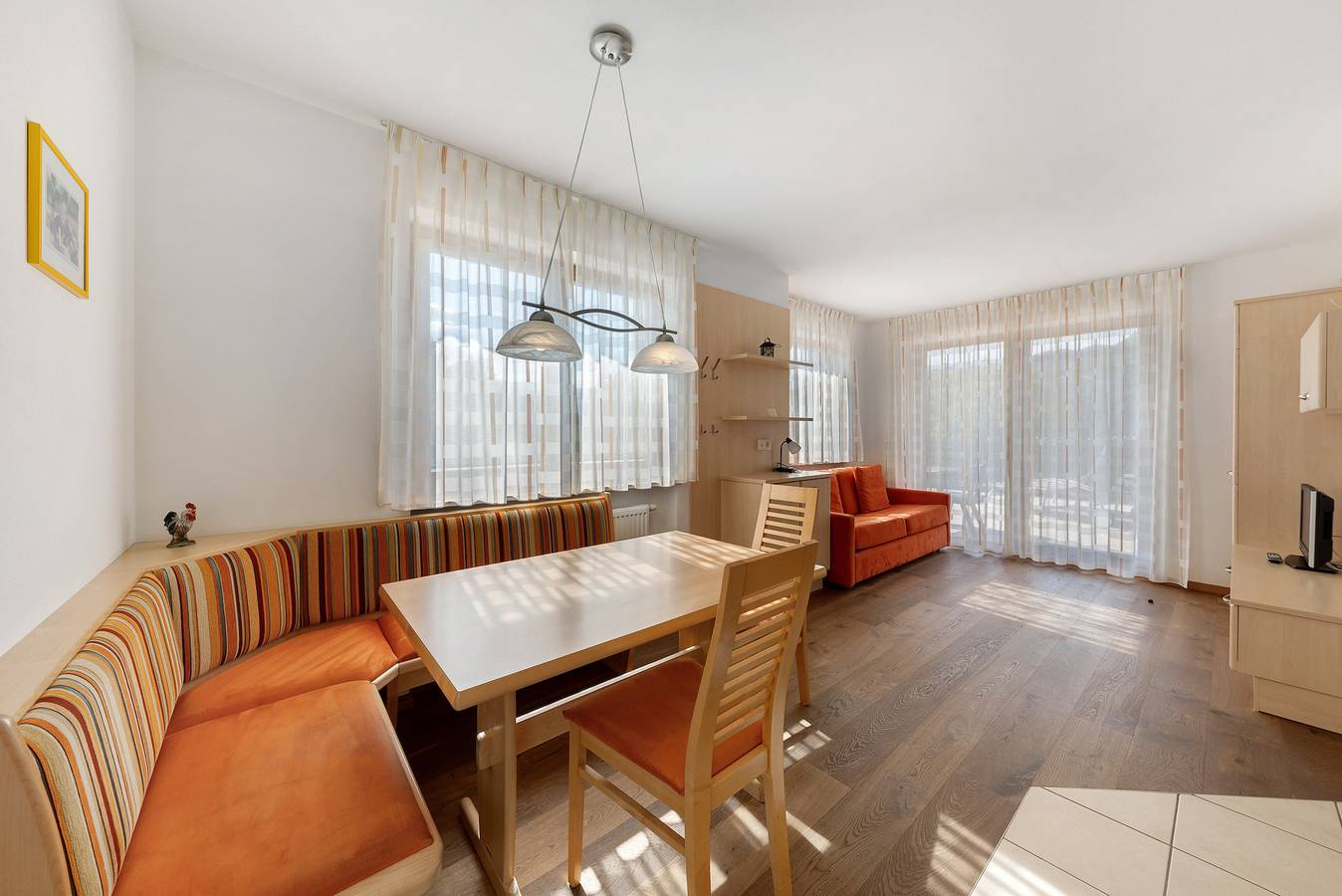 Ganze Wohnung, Apartment 'Obertrisaierhof 1' mit Bergblick, privater Terrasse und Wlan in Völs am Schlern, Dolomiti Superski