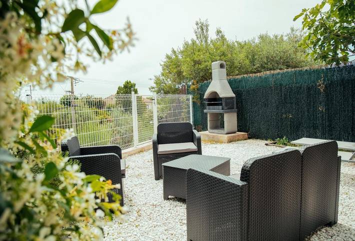 Appartement de vacances pour 4 personnes, avec jardin et vue