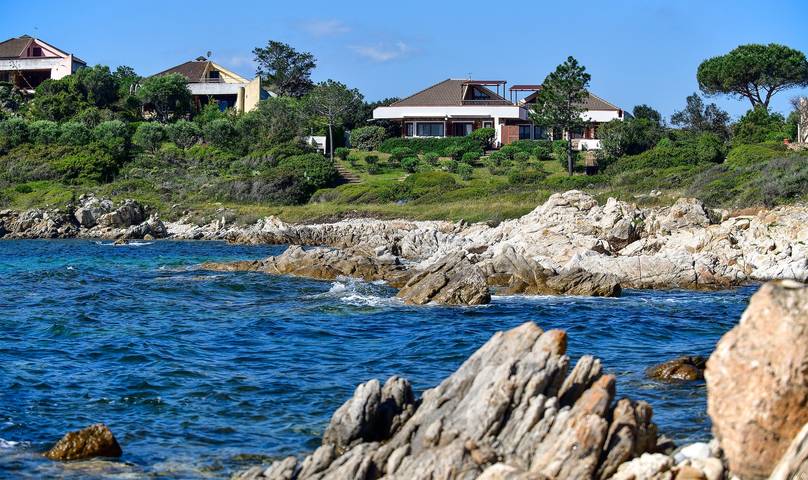 Ferienhaus mit Meerblick für 8 Personen, mit Garten