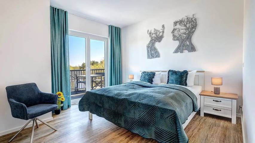 Ferienwohnung für 4 Personen, mit Balkon in Kölpinsee - 4