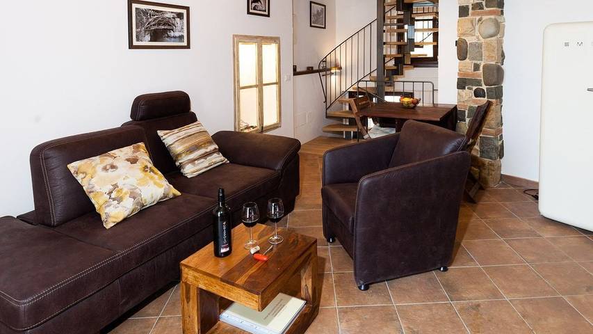 Ferienhaus für 3 Personen, mit Ausblick und Balkon in