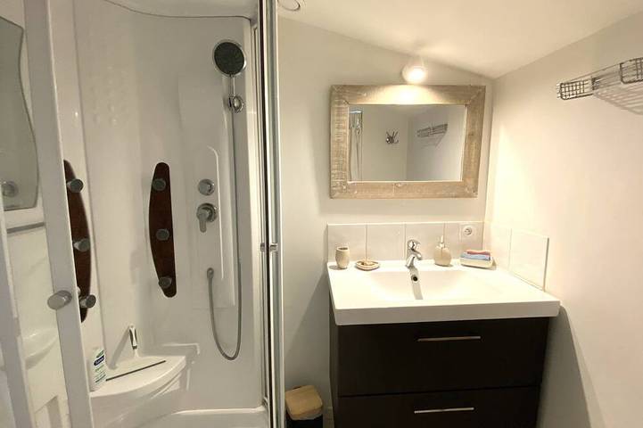 Location de vacances pour 3 personnes, avec terrasse ainsi que piscine et jardin à Civrac-de-Blaye - 3