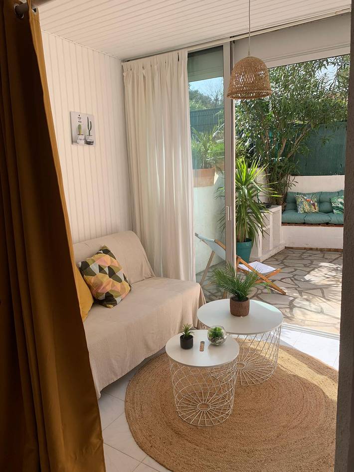 Estudio para 4 personas, con terraza, Se admiten mascotas - 1