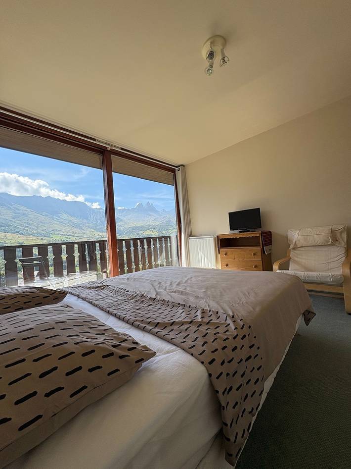 Geheel appartement, Appartement "Le Belvédère d'Albiez" met bergzicht, balkon en wifi in Col du Mollard, Albiez-Montrond