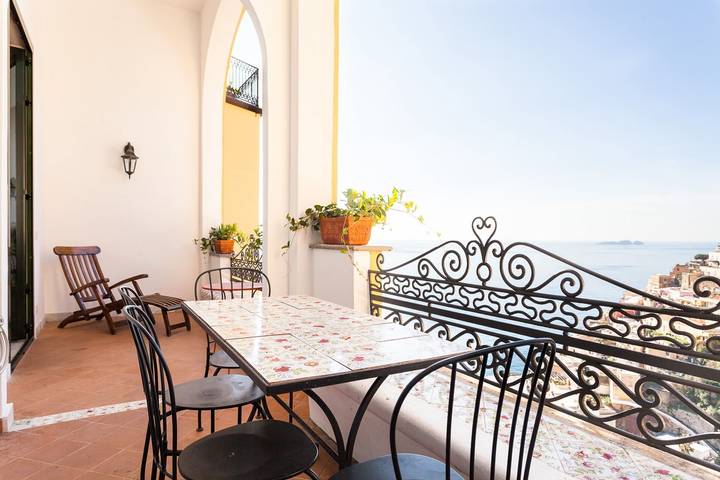 Apartment for 6 people, with balcony in Positano