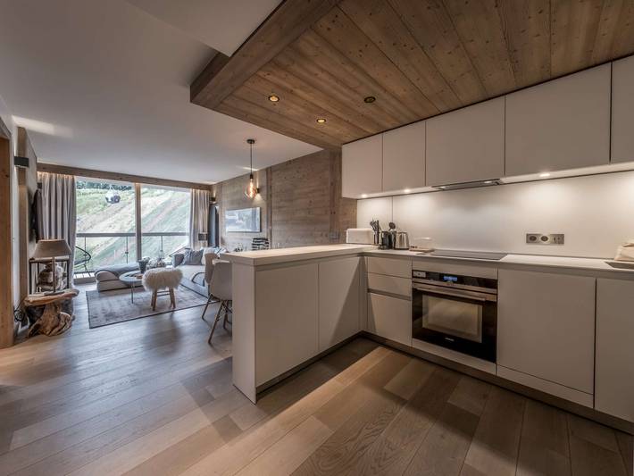 Apartamento entero, Moderno apartamento en Courchevel 1550, 4 personas, parking, wifi in Saint-Bon-Tarentaise, Massif de la Vanoise