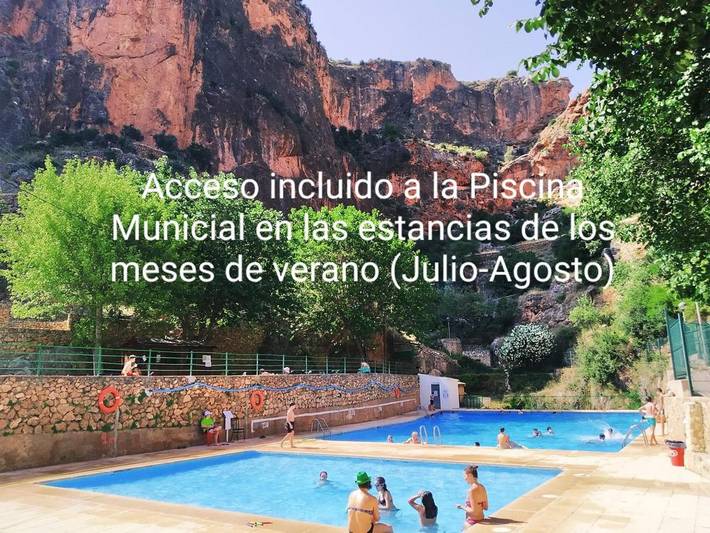 Casa de vacaciones para 6 personas, con terraza además de vistas y piscina, Se admiten mascotas en Provincia de Albacete - 3