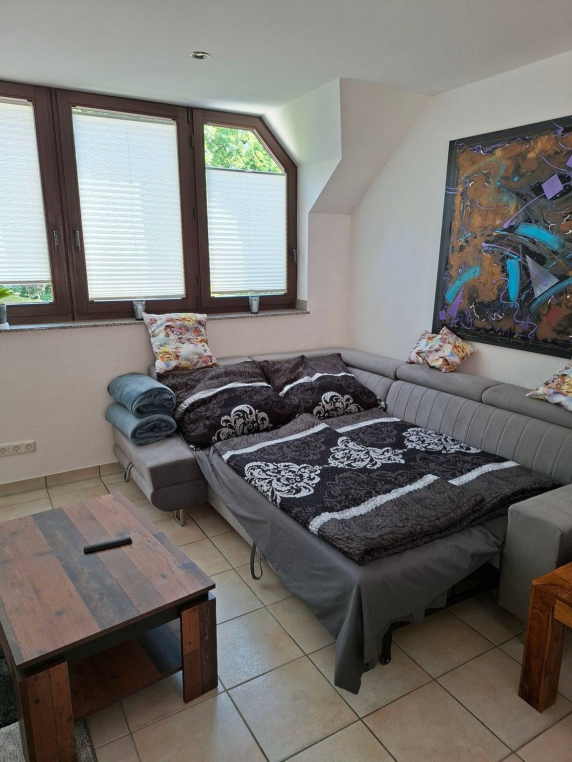 Vakantiehuis 'Ferienwohnung Im Grünen' met Balkon en Wi-Fi in Korschenbroich, Rhein-Kreis Neuss