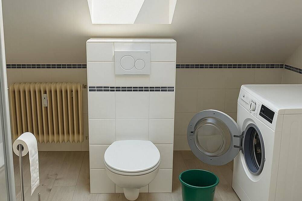 Ganze Wohnung, Monteurwohnung Oberhausen-Rheinhausen, Lönsweg 3, Dg in Oberhausen-Rheinhausen, Rheinebene