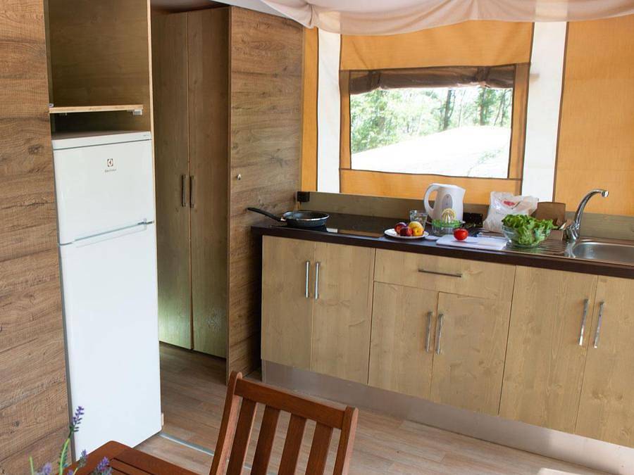 Chianti Glamping Resort - Safarizelt 5 personen - Lodgetent Deluxe in Chianti