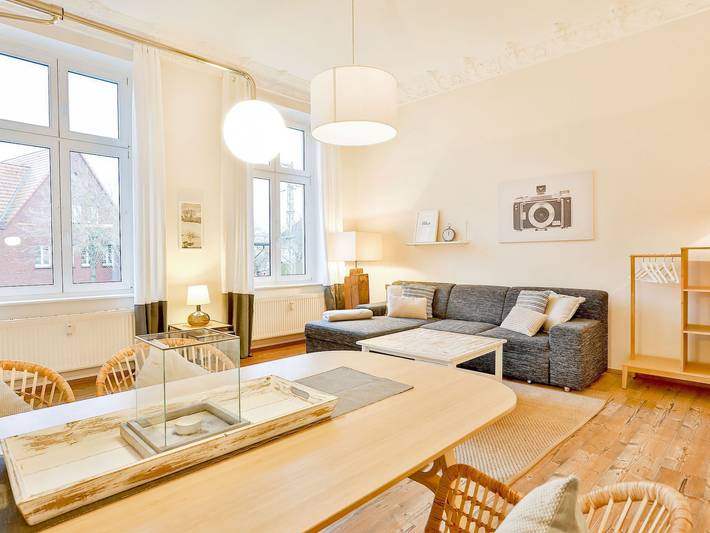 Ferienwohnung für 4 Personen, mit Balkon, mit Haustier in Stralsund