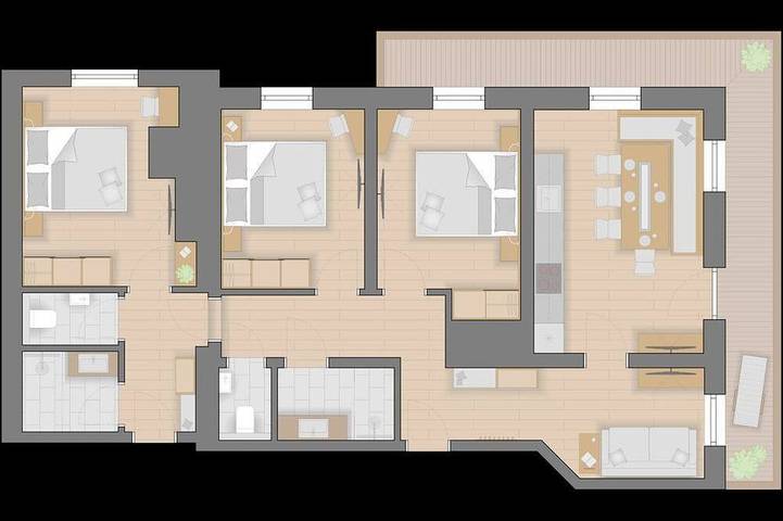 Bauernhof für 6 Personen, mit Garten und Sauna in Leogang