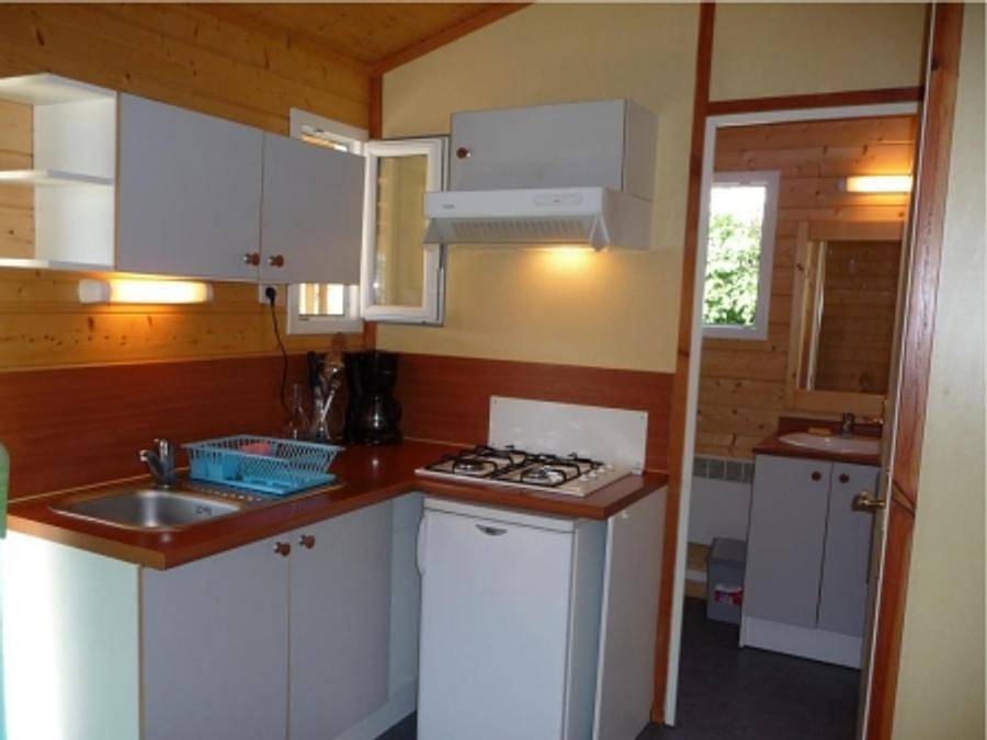 Camping Les Arches - Chalet 4 personnes - Chalet Lavande in Saint-Jean-le-Centenier, Ardèche