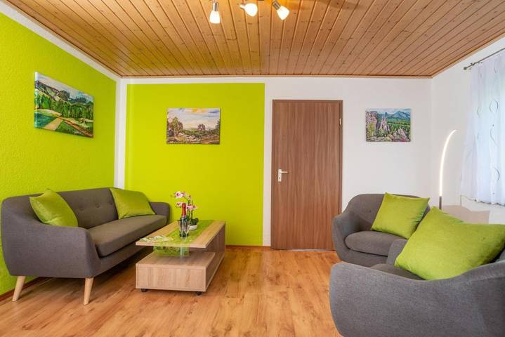 B&B für 2 Personen, mit Terrasse und Garten im Kirnitzschtal