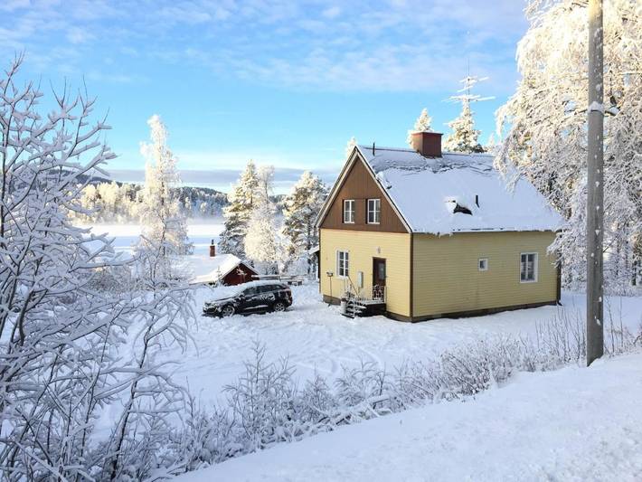 Ferienhaus für 9 Personen, mit Garten und Seeblick sowie Ausblick und Sauna in Lappland (Schweden) - 4
