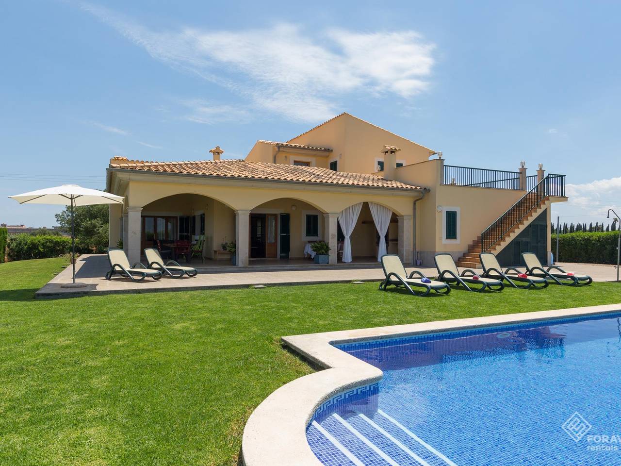 Mussol - Preciosa villa con piscina y jardín en sa Pobla in Sa Pobla, Mallorca Norte