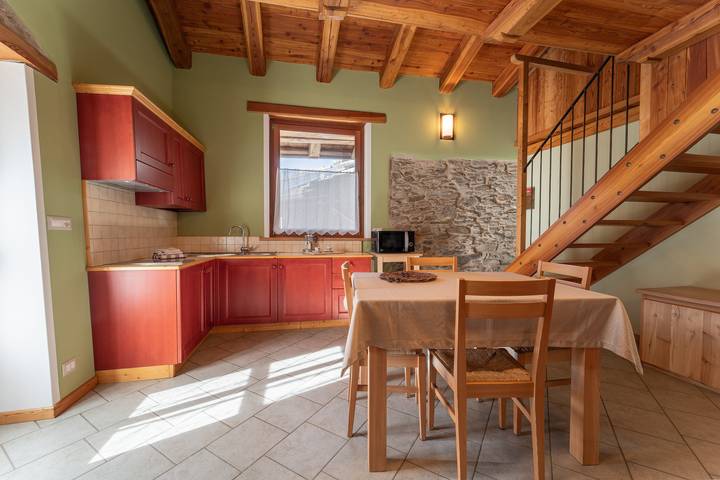 Chalet 'Civico 2' with Mountain View, Balcony and Wi-Fi in Marmora, Cuneo Province