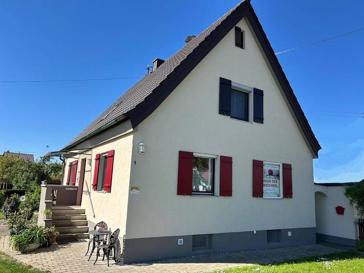 Ferienhaus für 8 Personen, mit Sauna und Garten sowie Ausblick