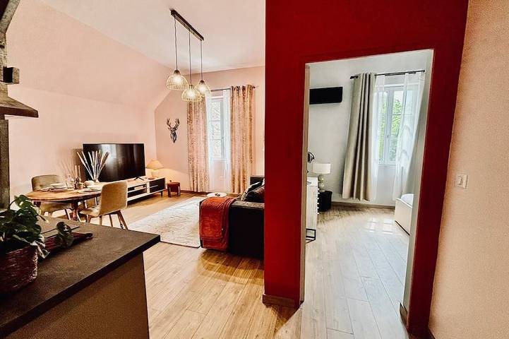 Ganze Wohnung, Le Kozy - Large renovated T2 with private parking.  Pets allowed. in Vendôme, Loire-Tal