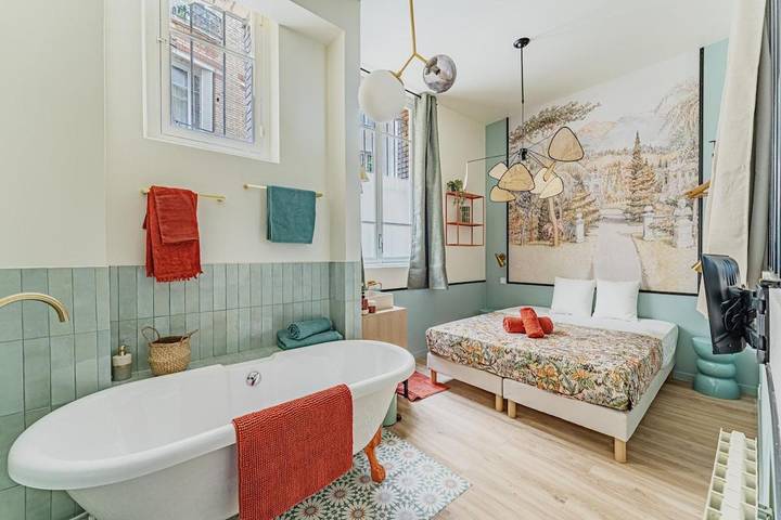 Appartement de vacances pour 6 personnes, avec Jacuzzi