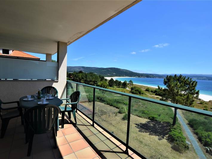 Ferienwohnung für 4 Personen, mit Garten und Meerblick sowie Balkon, kinderfreundlich in Galicien - 2