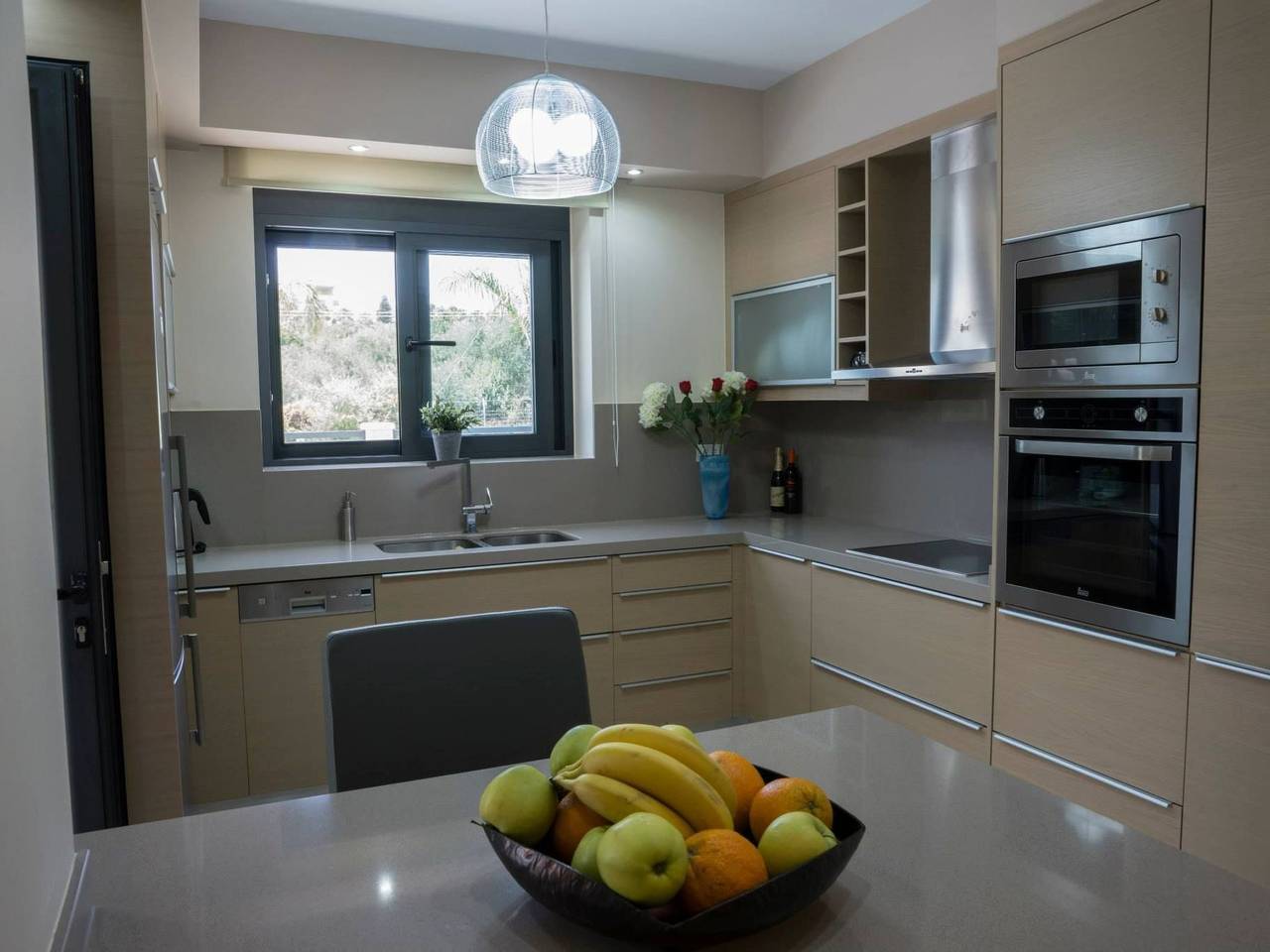 Villa am Strand mit Pool, Sauna und Barbecue in Almyrida, Vamos