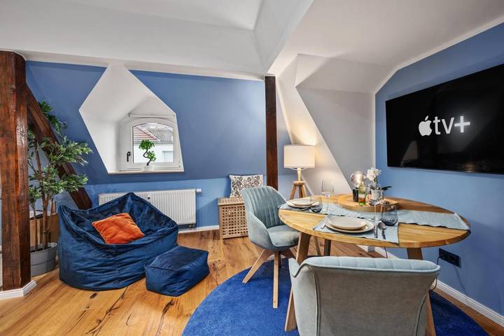 Ferienwohnung für 2 Personen, mit Garten und Ausblick in Zwickau