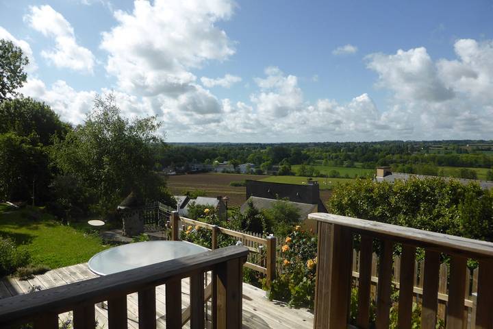 Cottage pour 2 personnes, avec jardin à Saint-Germain-sur-Ille