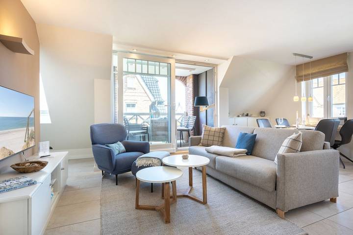 Ganze Wohnung, Komfortables 3-Raum-Appartement über zwei Etagen – stilvoll wohnen auf ca. 75 m² in Westerland, Sylt (Gemeinde)