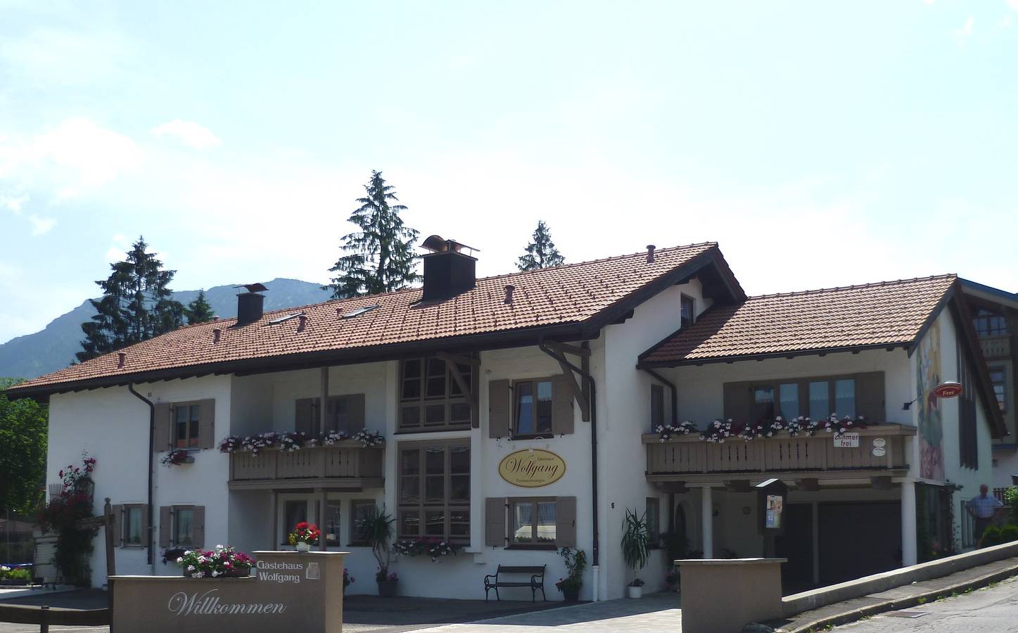 Ganze Ferienwohnung, Gästehaus Wolfgang inkl. Chiemgaukarte - Appartement 3 Taubensee 26 qm, 1 Wohnschlafraum, max. 2 Personen, Balkon, Wlan in Ruhpolding, Bayerische Alpen
