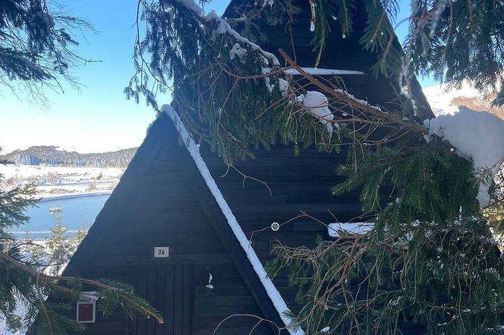 Maison pour 6 personnes, avec piscine et balcon, animaux acceptés dans Lac des Hermines