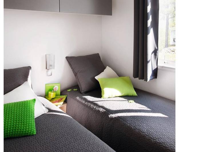 Flower Camping Le Fondespierre - Mobilheim 6 personen - Premium - 28m² in Castries, Mittelmeerküste (Frankreich)