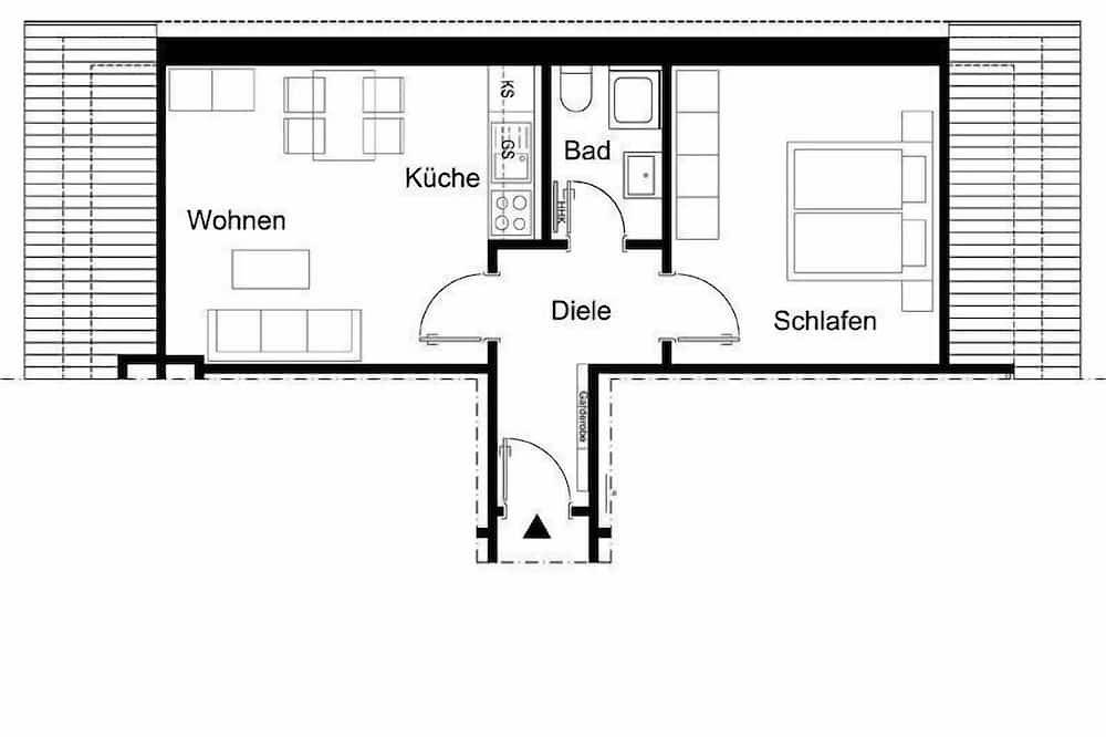 Gemütliche 2 Raum-Ferienwohnung für bis zu 2 Personen — Bild 3