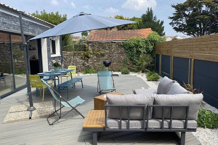 Location de vacances pour 8 personnes, avec terrasse dans Thalasso Pornic