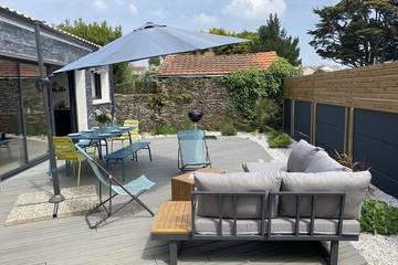 Location de vacances pour 8 personnes, avec terrasse dans Alliance (Pornic)