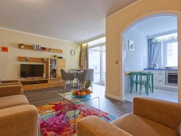 Ferienwohnung für 4 Personen, mit Meerblick und Balkon in Döse