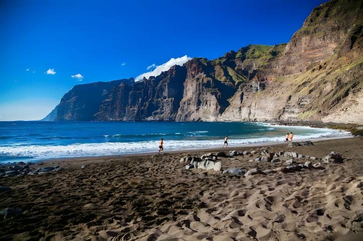 Location de vacances pour 4 personnes, avec jardin, adapté aux familles dans Los Gigantes