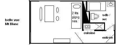 Gîte pour 2 personnes, avec vue à Mâcot-la-Plagne - 2
