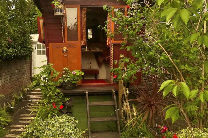 Log cabin for 2 people, with garden in Wells-next-the-Sea