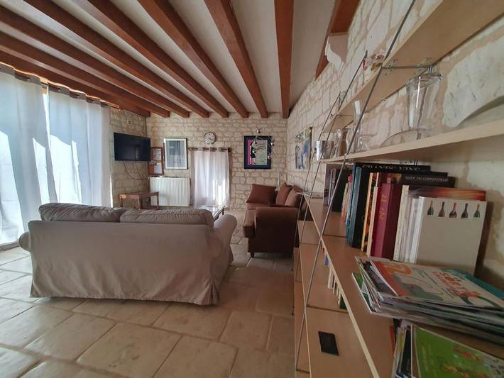 Location de vacances pour 8 personnes, avec vue et jardin, animaux acceptés à Ligré - 3