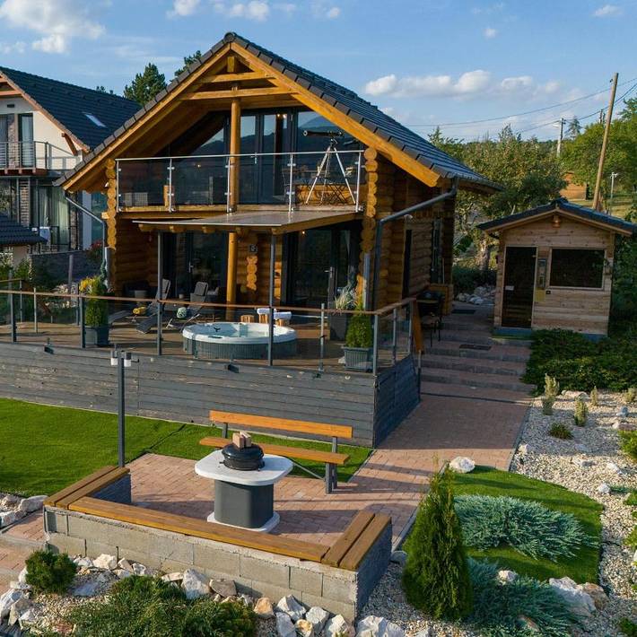 Apartament wakacyjny dla 4 osób, z sauna i ogród oraz widok w Miszkolc