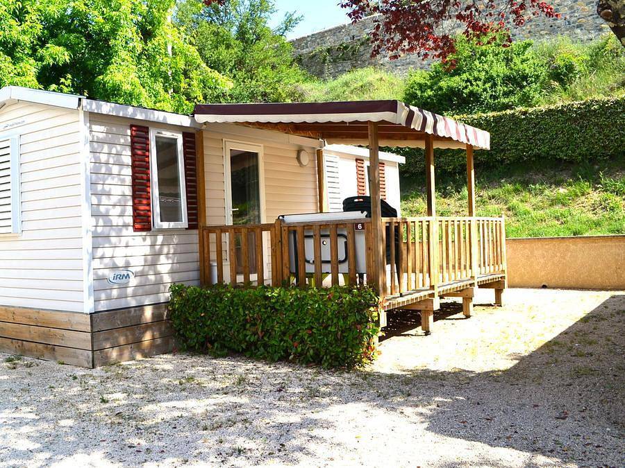 Camping de la Claysse - Mobilhome 5 personnes - Farniente - Tv - Wifi in Saint-Sauveur-de-Cruzières, Ardèche
