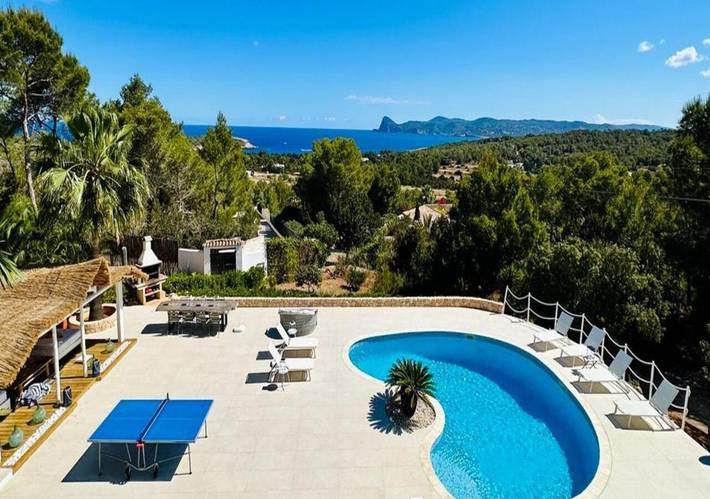 Chalet para 8 personas, con vistas además de jardín y piscina, Se admiten mascotas en Ibiza - 4