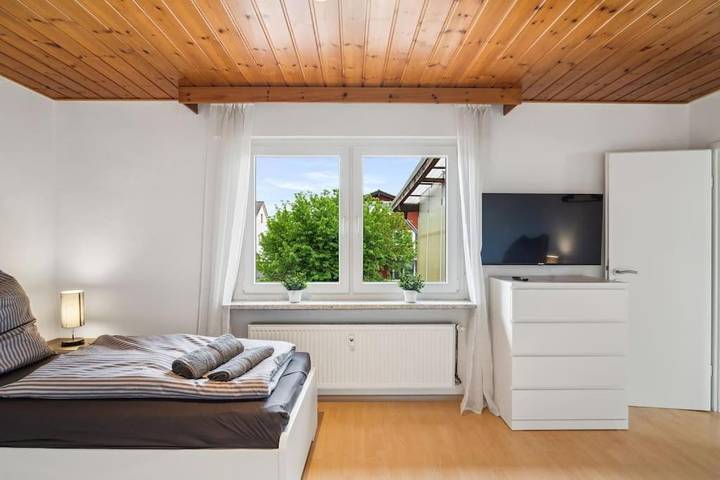Ferienwohnung für 5 Personen, mit Ausblick und Balkon