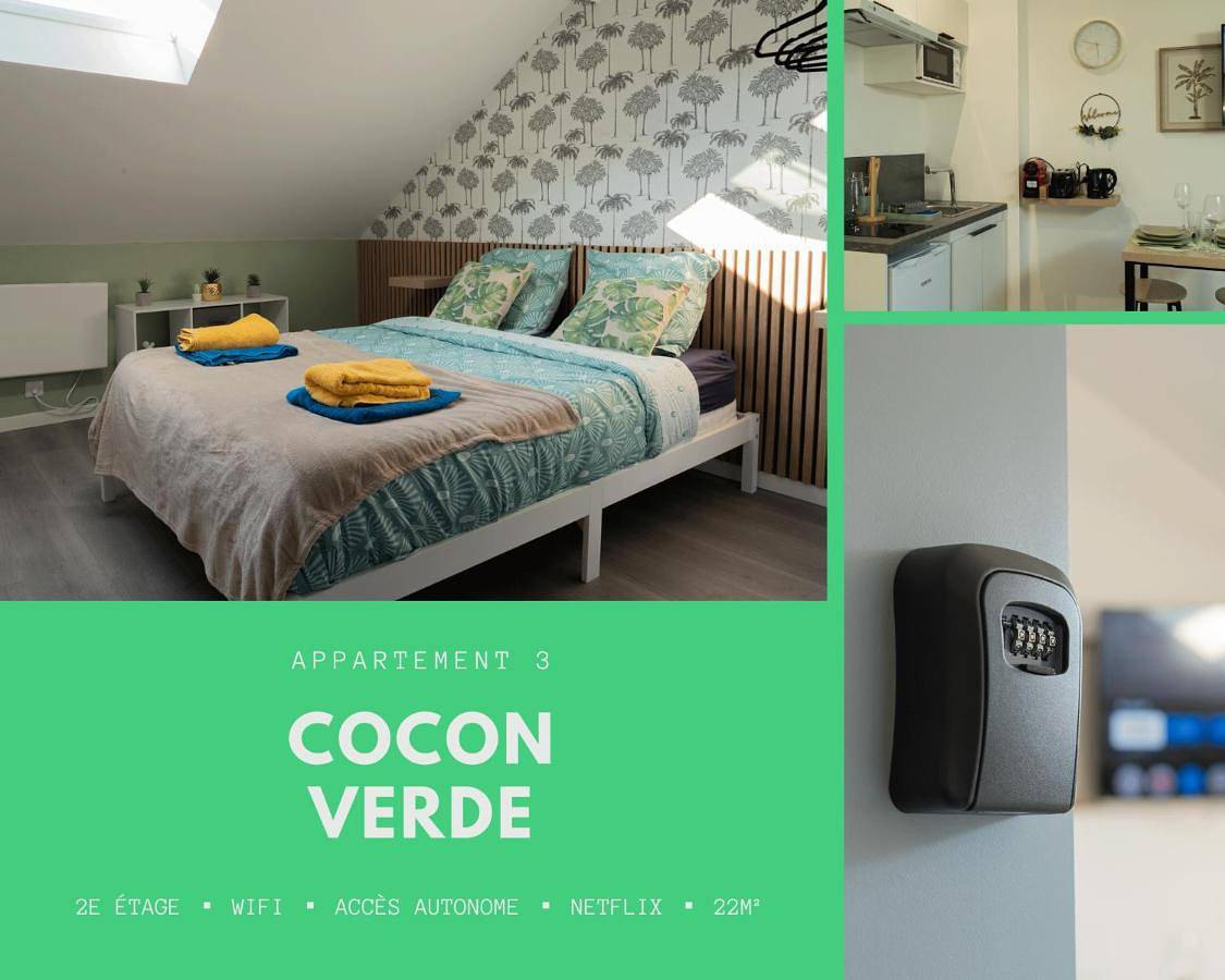 Appartement entier, Citizenhouse Anzin - 4 Studios - 15 à 36m2 - Jardin - Terrasse - Accès autonome - Wifi - Netflix in Anzin, Région de Valenciennes
