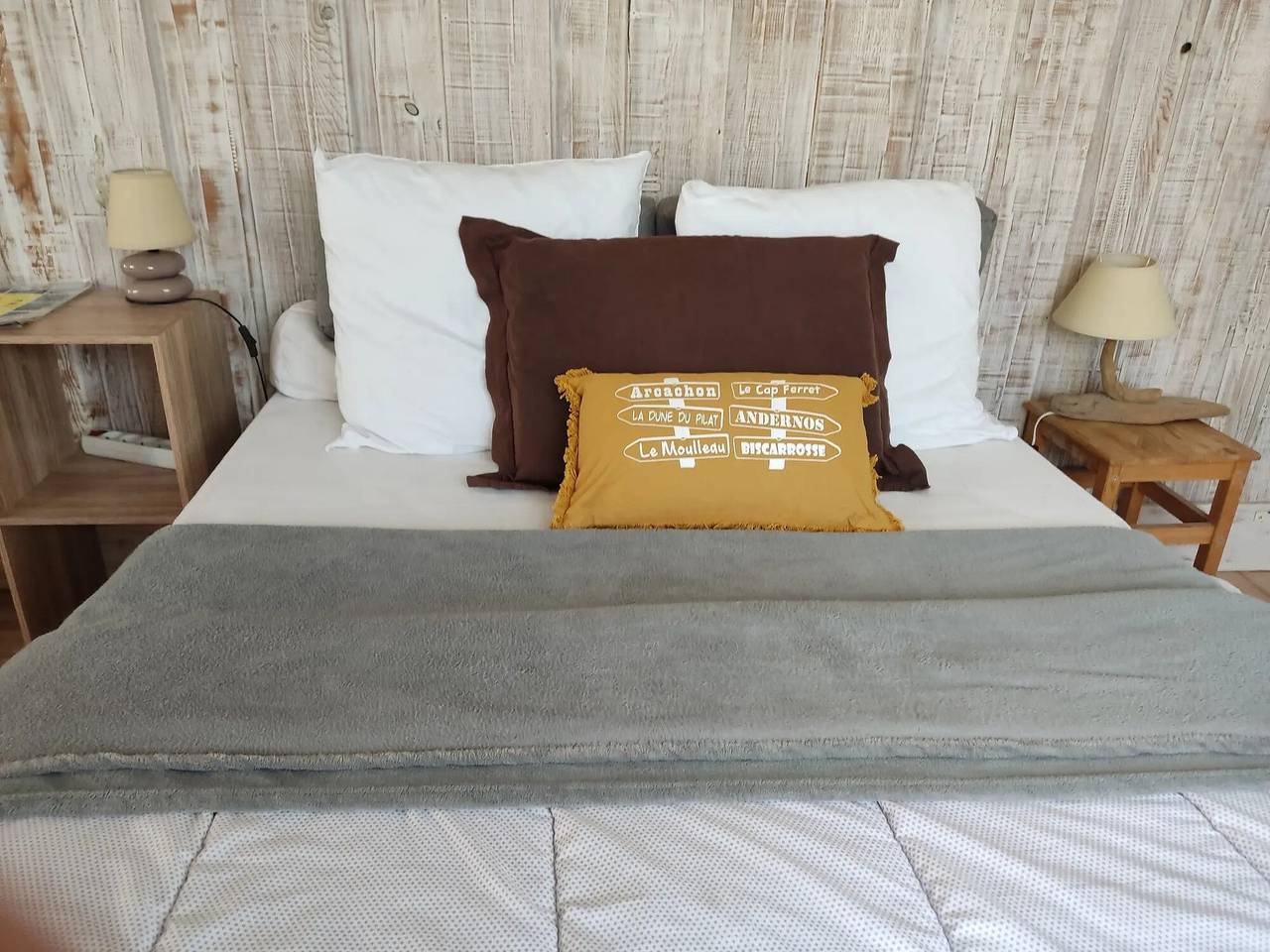 Estudio entero, Les Cigales du Bassin en Gujan-Mestras: jardín privado, mascotas bienvenidas y Wi-Fi in Gujan-Mestras, Region de Arcachon