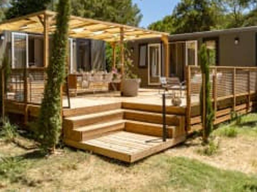 Camping Sandaya - Le Plein Air Des Chênes - Mobilhome 10 personnes - Cottage Friends 10p 5ch clim **** in Clapiers, Côte d'Améthyste